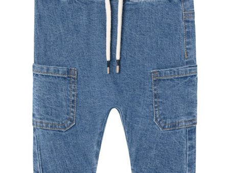 Name It Dark Blue Denim Ben U-Shape Jeans Hot on Sale