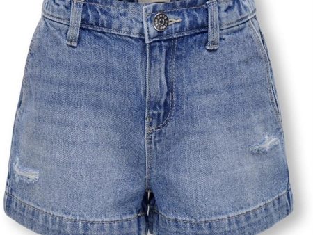 Kids ONLY Light Blue Denim Comet Wide Denim Shorts Noos Cheap