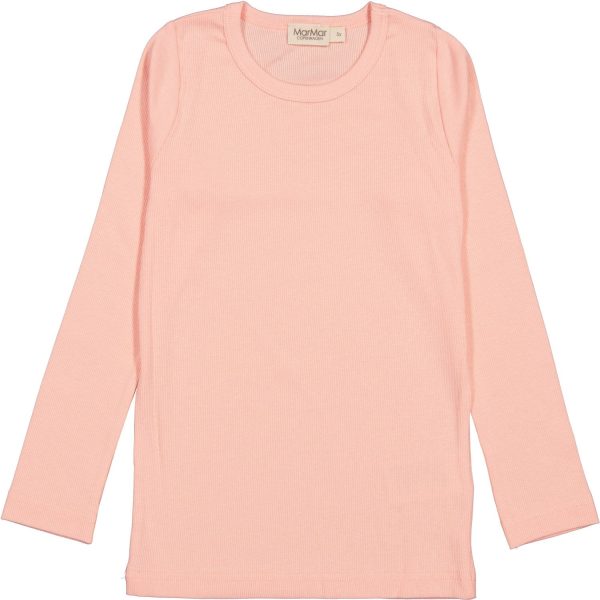 MarMar Modal Fine Rib Soft Coral Tani Bluse Online