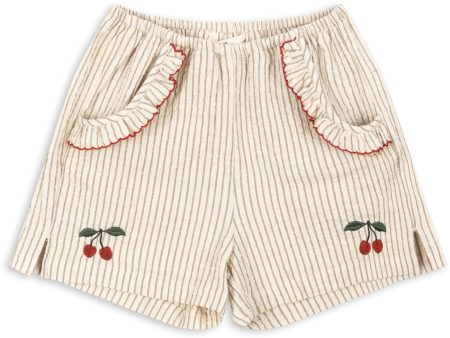 Konges Sløjd Tea Stripe Ellie Frill Shorts on Sale