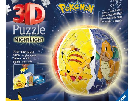 Ravensburger Pokémon Night Light 3D Ball 72p Sale