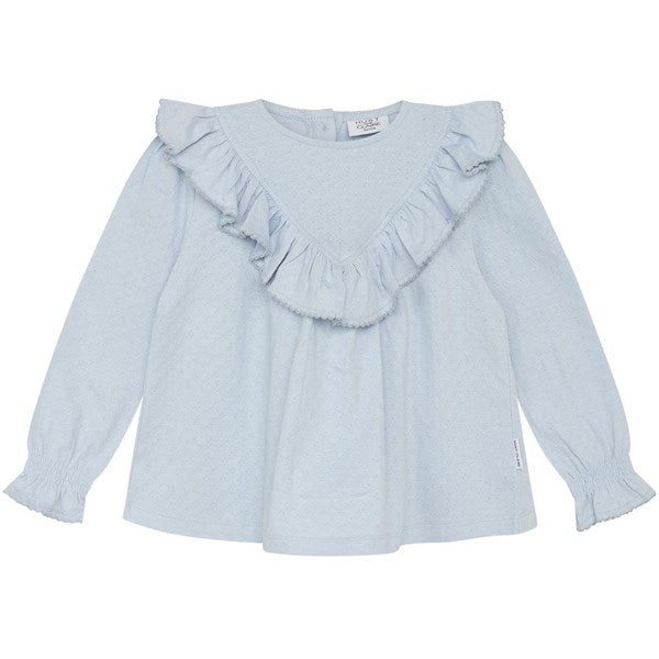 Hust & Claire Mini Blue Flax Adelaida Bluse Discount