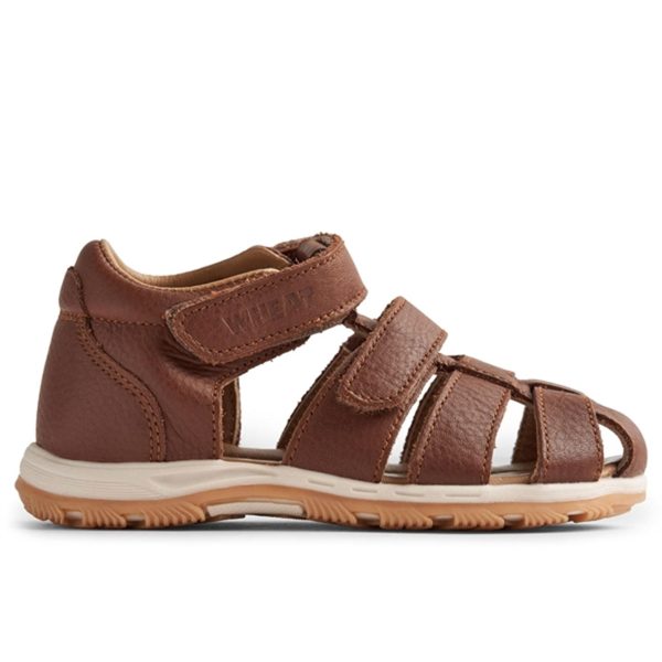 Wheat Sandal Closed Toe Frei S Cognac Cheap