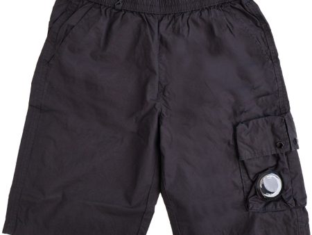 C.P. Company Black Bermuda Shorts Online now