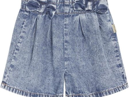 Hust & Claire Mini Washed Denim Herla Shorts Online