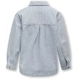 Kids ONLY Light Blue Denim Gina Stripe Jakke Supply