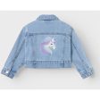 Name it Light Blue Denim Unicorn Conny Denim Jakke Hot on Sale