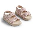 Wheat Sandal Open Toe Healy Print Clam Multi Flowers Discount