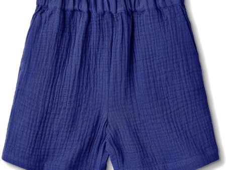 Fliink Mazerine Blue Hello Shorts Fashion