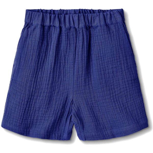 Fliink Mazerine Blue Hello Shorts Fashion