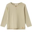 Lil Atelier Moss Gray Gago Fan Bluse Fashion