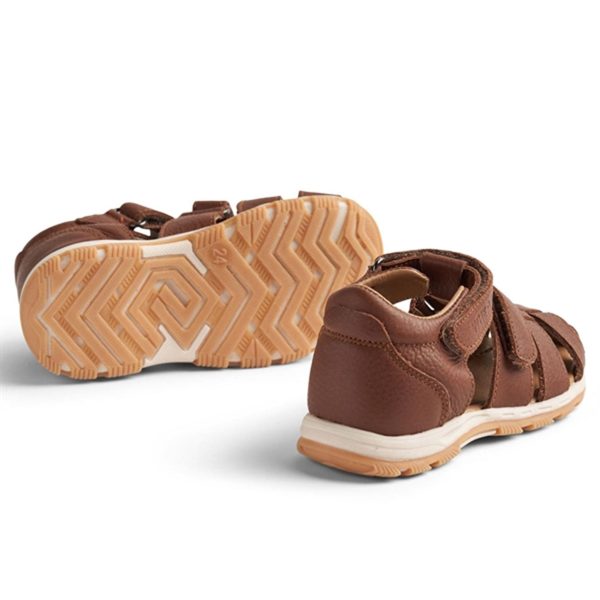 Wheat Sandal Closed Toe Frei S Cognac Cheap