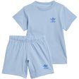 adidas Originals Light Blue Shorts Tee Sett Online Sale