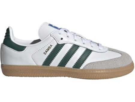 adidas Originals SAMBA OG C Sneakers Cloud White   Collegiate Green   Gum Online Sale