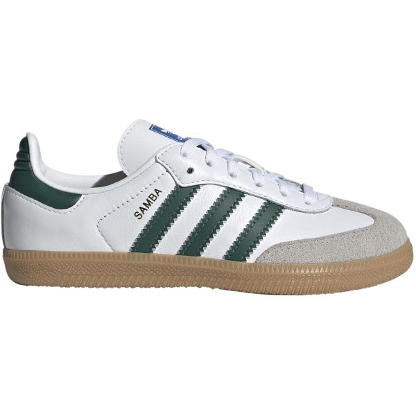 adidas Originals SAMBA OG C Sneakers Cloud White   Collegiate Green   Gum Online Sale