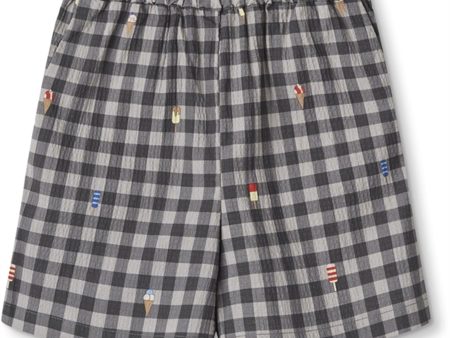 Fliink Magnet Check Aop Polar Shorts Supply