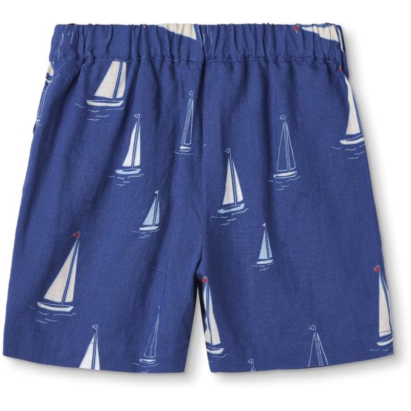 Fliink Mazerine Blue Aop Sailor Shorts Online