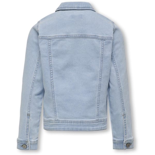 Kids ONLY Light Blue Denim Sara Denim Jakke Noos Discount