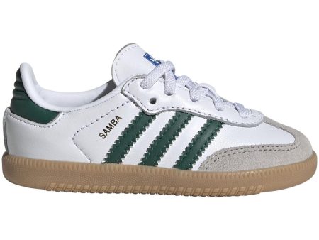 adidas Originals SAMBA OG EL I Sneakers Cloud White   Collegiate Green   Gum Cheap