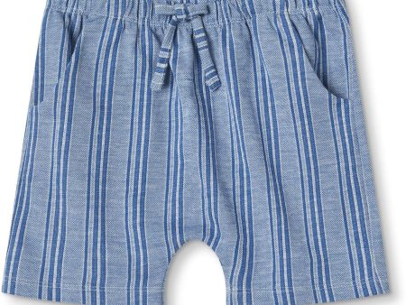 Fliink Cloud Dancer Mazerine Blue Stripe Miro Shorts Cheap