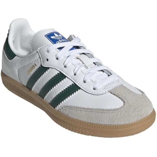 adidas Originals SAMBA OG C Sneakers Cloud White   Collegiate Green   Gum Online Sale